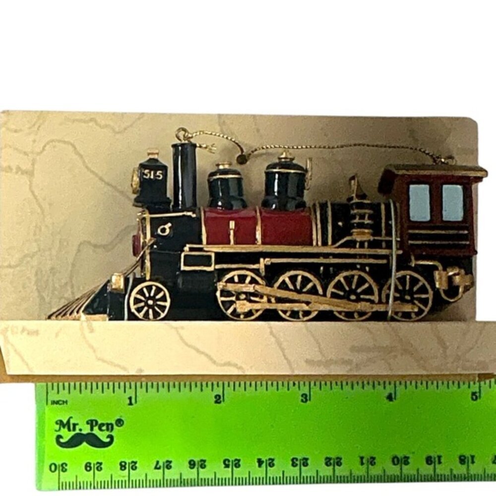 Vintage Train Locomotive 515 Wood Ornament Legend of The Plains Chapter IV 1991 - Picture 6 of 16